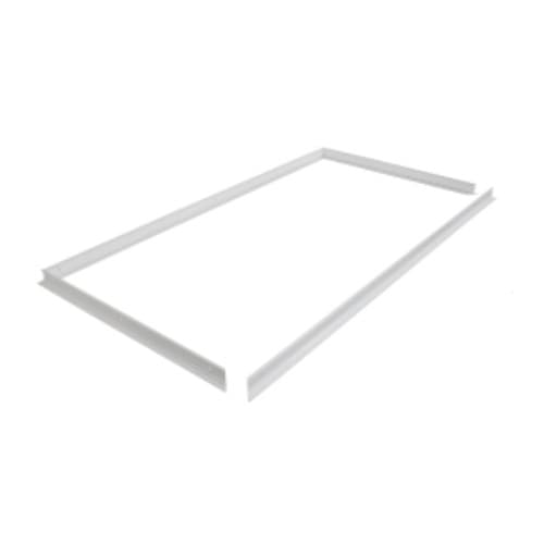 2x4 Flange Kit for LED Troffers, White