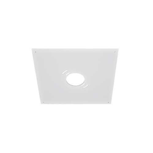 12.5-in Canopy Mounting Plate, White