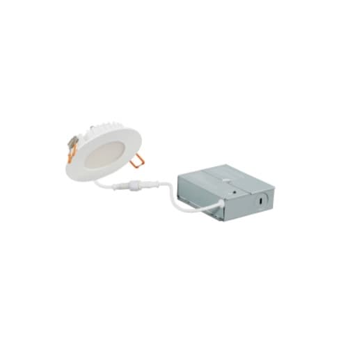 LEDVANCE Sylvania 3-in 8W Slim Microdisk Downlight, Phase-Cut Dimmable, 500 lm, 5000K, White