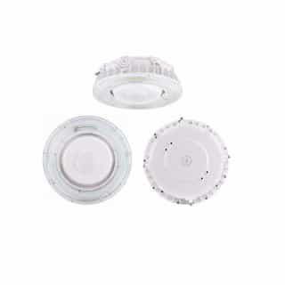 10-in 25W LED Garage Light, 100W HPS Retrofit, 0-10V Dimmable, 2800 lm, Selectable CCT