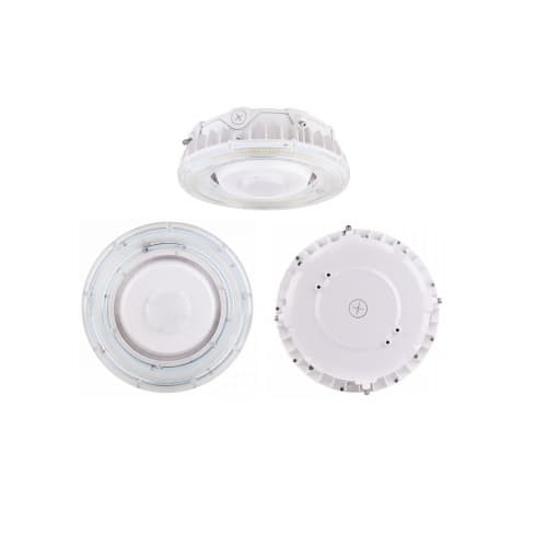10-in 40W LED Garage Light, 100W HPS Retrofit, 0-10V Dimmable, 4500 lm, Selectable CCT