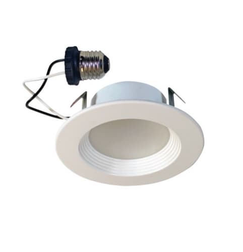 LEDVANCE Sylvania 4-in 8W LED Baffle Reflector Downlight, Dimmable, E26, 500 lm, 120V, Selectable CCT