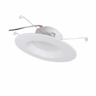 4-in 6W LED Downlight, Smooth, 500 lm, 120V, Selectable CCT