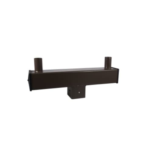 Double Tenon Bracket for 5-in Square Straight Pole