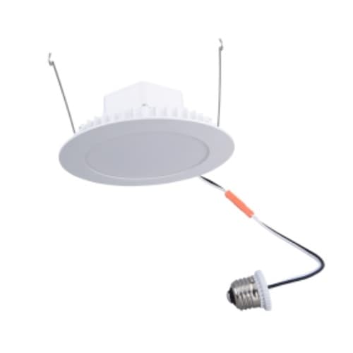 4-in 10W LED MicroDisk Downlight, E26, 800 lm, 120V, Selectable CCT