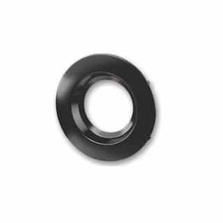 4-in Trim Ring for RT4 Downlight Kit, Black Trim & Black Reflector