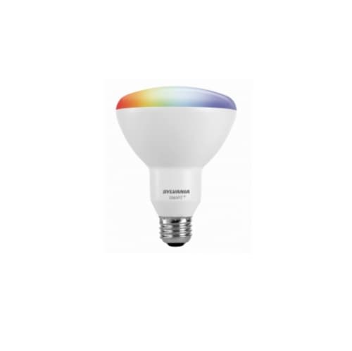 LEDVANCE Sylvania 11W Smart LED BR30 Bulb, ZigBee Compatible, Dim, E26, 810 lm, 2700K-6500K