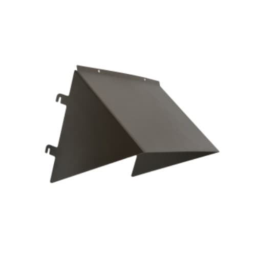 Top Visor for 30W-80W Open Face Wall Pack, Bronze