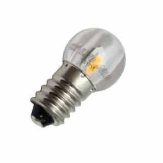 0.5W LED G4 Bulb, 2W Hal. Retrofit, E10, 10 lm, 6V, 3000K, Clear