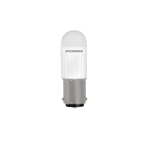 LEDVANCE Sylvania 3.5W LED T3 Bulb, 25W Hal. Retrofit, BA15d, 250 lm, 120V, 3000K, Frosted
