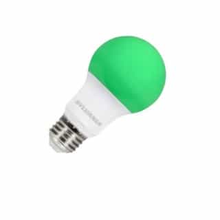 8.5W Green LED A19 Bulb, E26 Base, 120V