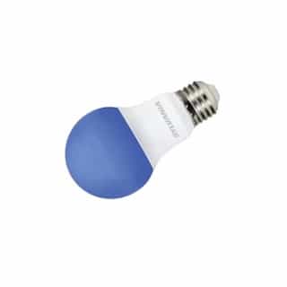 8.5W Blue LED A19 Bulb, E26 Base, 120V