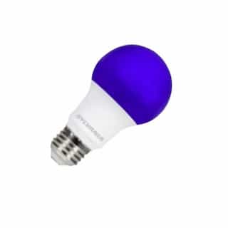 8.5W Purple LED A19 Bulb, E26 Base, 120V