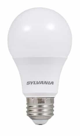 8.5W LED A19 Bulb, E26 Medium, 800 lm, 120V, 2700K, Warm White