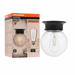 4-In 6.5W LED ST19 Globe Bulb, 900 lm, 120V, 3000K