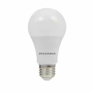 9W LED A19 Bulb, Dimmable, E26, 800 lm, 120V, 3500K, Frosted
