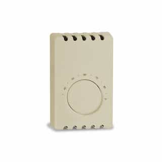 Cadet BiMetal Wall Mount Thermostat, Double Pole, Taupe