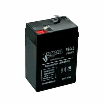 Lead-Acid Battery for Exit and Emergency Signs, 4.5Amp/h, 6V