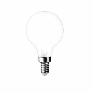 3W LED G16 Bulb, Dimmable, E12, 250 lm, 120V, 2700K, Frosted