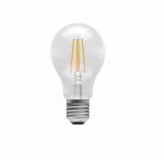 TCP Lighting 4.5W LED A19 Bulb, Dimmable, E26, 425 lm, 120V, 2200K, Clear