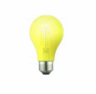 TCP Lighting 4.5W LED A19 Bulb, Dimmable, E26, 120V, Yellow