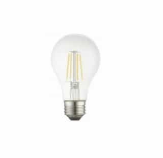 TCP Lighting 10.5W LED A19 Bulb, Dimmable, E26, 1100 lm, 120V, 2700K, Clear