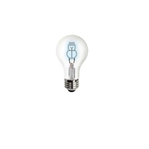 TCP Lighting 1.5W Snowman Shape LED A19 Bulb, Dimmable, Cool White