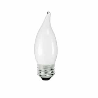 3W LED F11 Bulb, Dimmable, E26, 250 lm, 120V, 2400K, Frosted