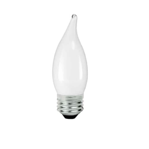 3W LED F11 Bulb, Dimmable, E26, 250 lm, 120V, 2700K, Frosted