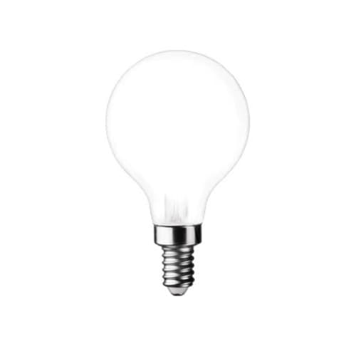 3W LED G16 Bulb, Dimmable, E12, 250 lm, 120V, 2400K, Frosted