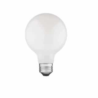 4W LED G25 Bulb, Dimmable, E26, 350 lm, 120V, 2700K, Frosted