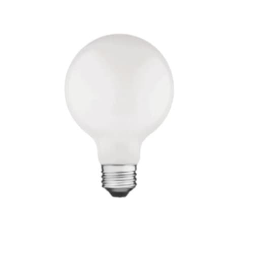 4W LED G25 Bulb, Dimmable, E26, 350 lm, 120V, 3000K, Frosted