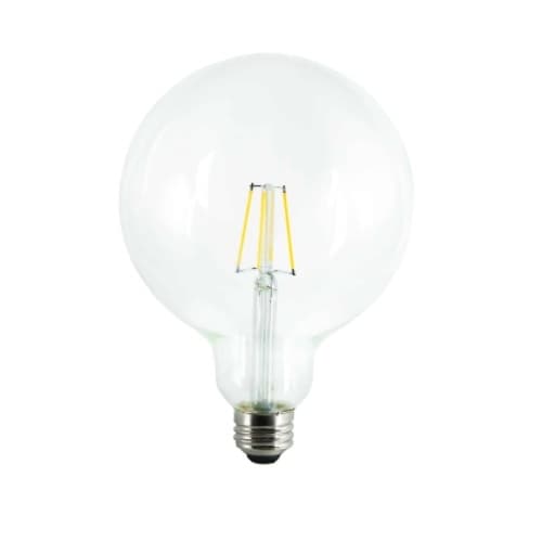 4.5W LED G40 Bulb, Dimmable, E26, 450 lm, 120V, 2700K, Clear