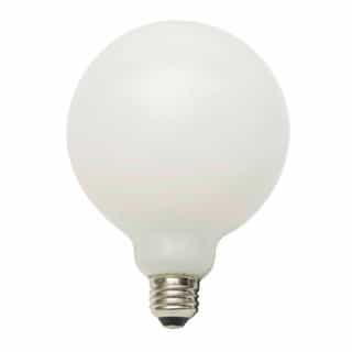 TCP Lighting 4.5W LED G40 Bulb, Dimmable, E26, 450 lm, 120V, 3000K, Frosted