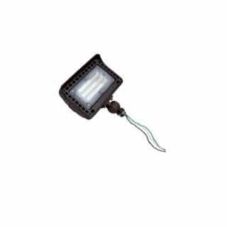 TCP Lighting 50W LED Flood Light w/ Knuckle Mount, 6250 lm, 120V-277V, 5000K, Bronze