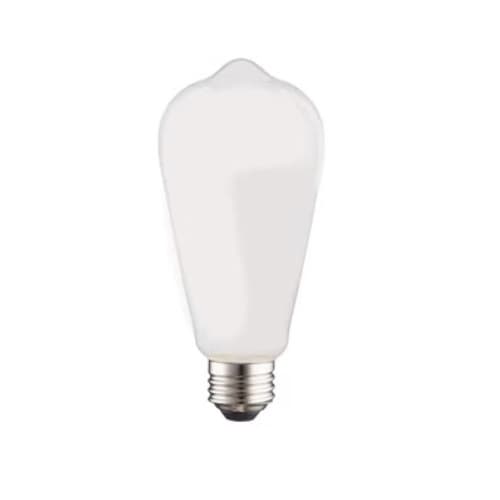 5W LED ST19 Bulb, Dimmable, E26, 450 lm, 120V, 3000K, Frosted