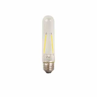 3.5W LED T10 Filament Bulb, Dimmable, 25W Inc. Retrofit, 250 lm, 2700K, Clear