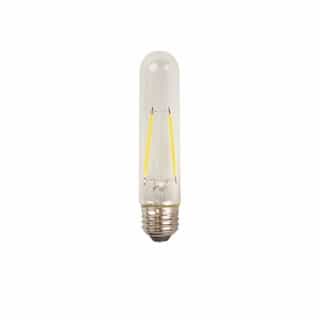 TCP Lighting 3.5W LED T10 Filament Bulb, Dimmable, 25W Inc. Retrofit, 250 lm, 5000K, Clear