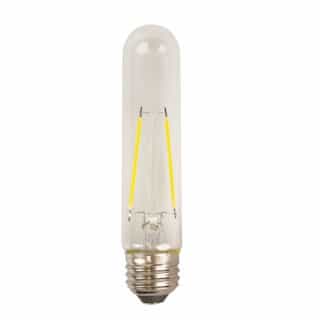 5W LED T10 Bulb, Dimmable, E26, 450 lm, 120V, 2700K
