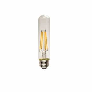 TCP Lighting 5W LED T10 Filament Bulb, Dimmable, 40W Inc. Retrofit, 450 lm, 2700K, Clear