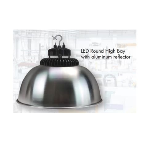 TCP Lighting Aluminum Reflector for LED Round High Bay Lights, 90 Degree