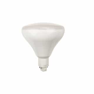 19W LED BR40 Bulb, Plug and Play, 0-10V Dimmable, G24q, 2350 lm, 120V-277V, 2700K