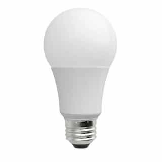 TCP Lighting 6W LED A19 Bulb, Omnidirectional, 0-10V Dim, E26, 480 lm, 2700K