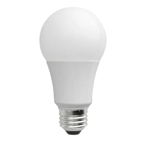 TCP Lighting 6W LED A19 Bulb, Omnidirectional, 0-10V Dim, E26, 480 lm, 3000K