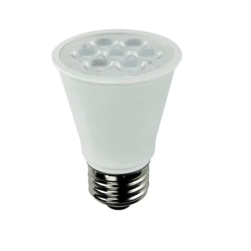 7W LED PAR16 Bulb, Dimmable, Flood Beam, E26, 500 lm, 120V, 2700K