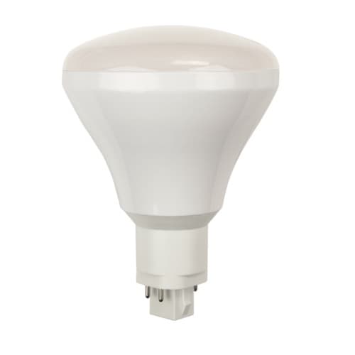 9W LED Vertical BR30 PL Bulb, Ballast Dependent, Dimmable, 2700K