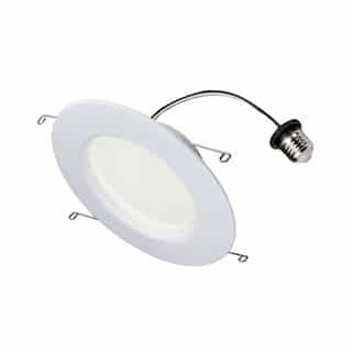 5/6-in 16W Flat Face Retrofit Downlight, 1400 lm, 120V, Selectable CCT