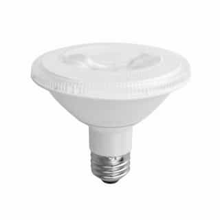 10W LED PAR30 Bulb, Short Neck, Dimmable, 90 CRI, 2700K, White