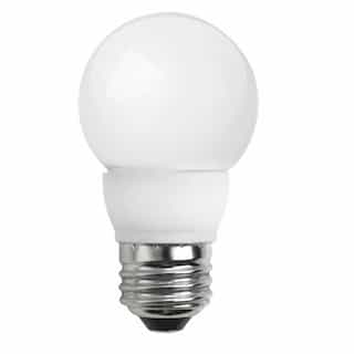 4W LED Globe Bulb, Dimmable, 200 lm, 2400K, Frosted