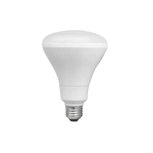 TCP Lighting 9.5W LED BR30 Bulb, Dimmable, 600 lm, 2400K, White